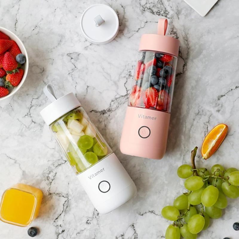 Portable Blender Juicer Electric USB Rechargeable, 350 ml