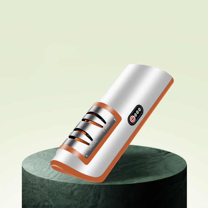 USB Rechargeable Electric Knife Sharpener, Automatically Adjustable