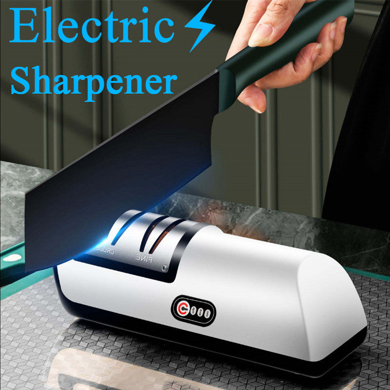 USB Rechargeable Electric Knife Sharpener, Automatically Adjustable