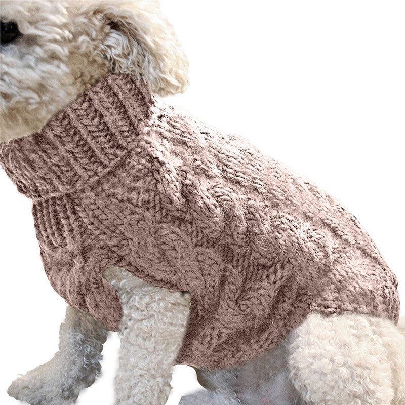 New dog sweater dog clothes, warm winter clothes