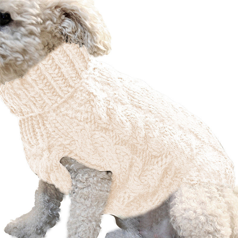 New dog sweater dog clothes, warm winter clothes