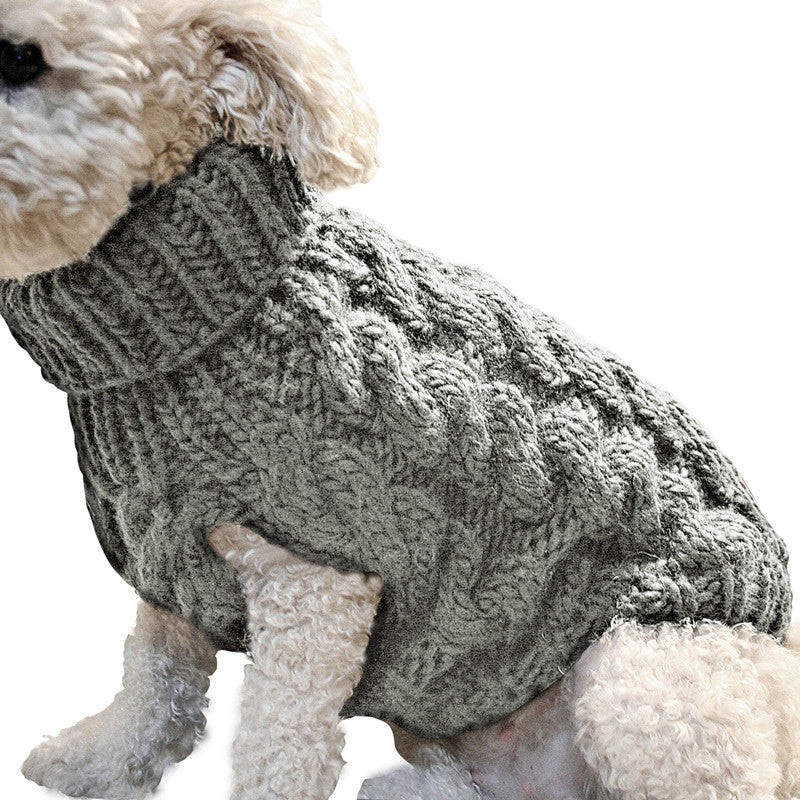 New dog sweater dog clothes, warm winter clothes