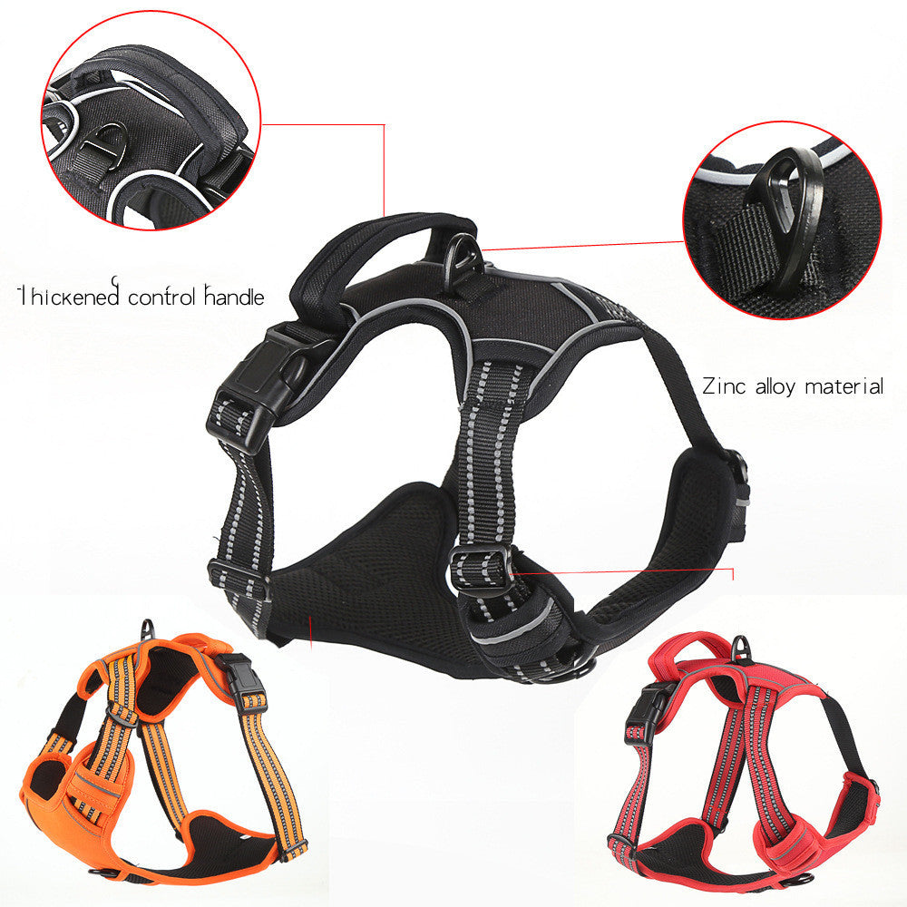 Dog harness without pull, reflective pet harness vest.