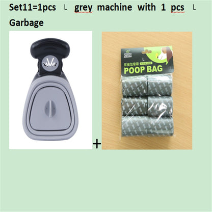 Foldable Pooper Scooper for Dogs with Biodegradable Poop Bags