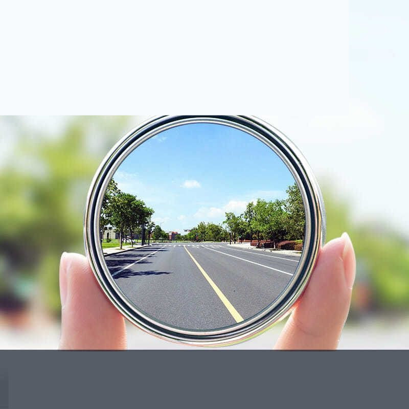 Rotating rearview mirror, blind spot mirror