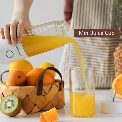 Portable Blender Juicer Electric USB Rechargeable, 350 ml