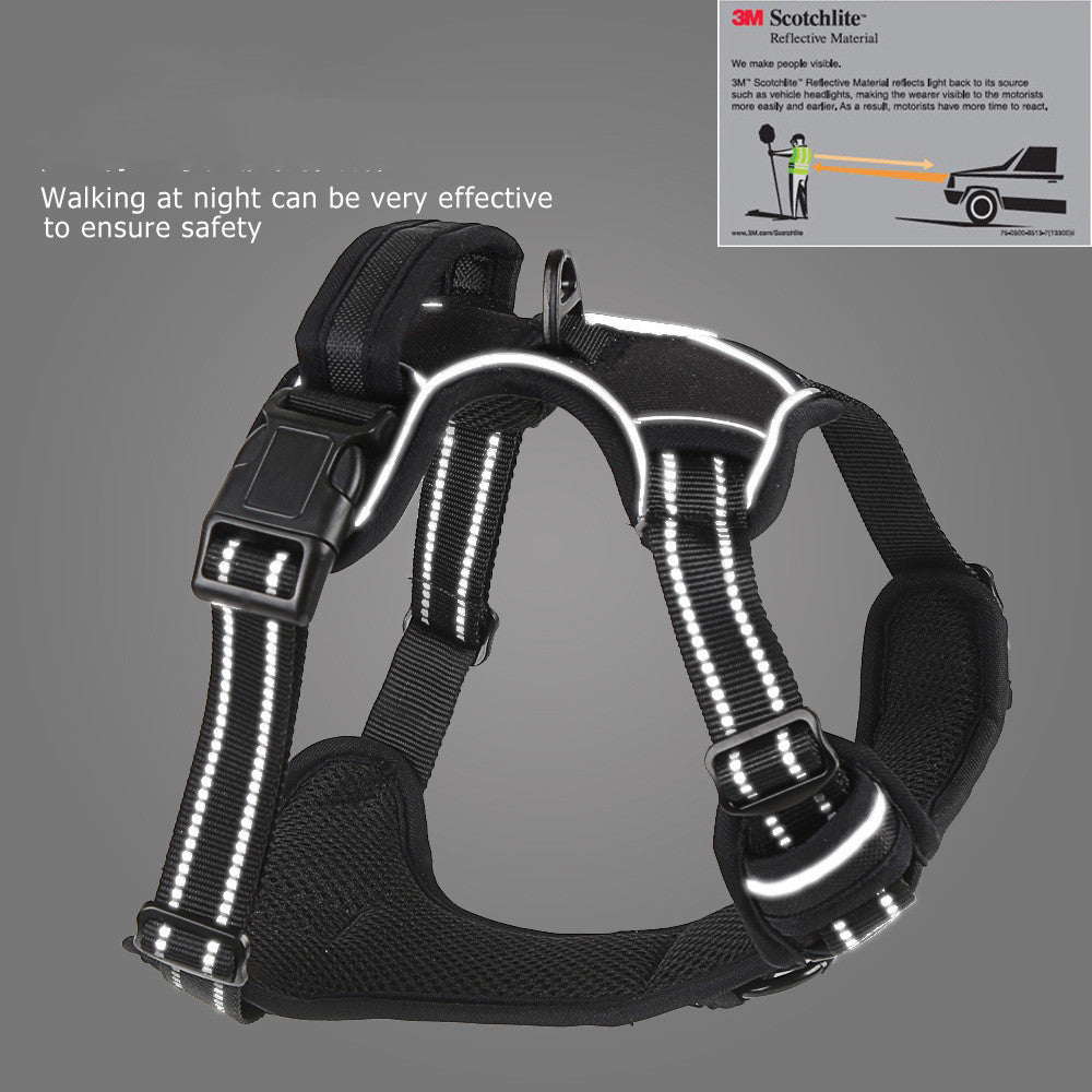 Dog harness without pull, reflective pet harness vest.