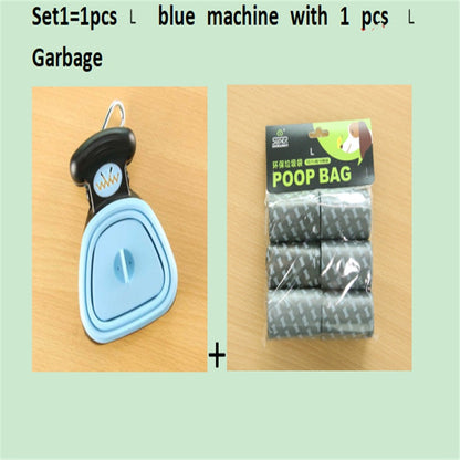 Foldable Pooper Scooper for Dogs with Biodegradable Poop Bags