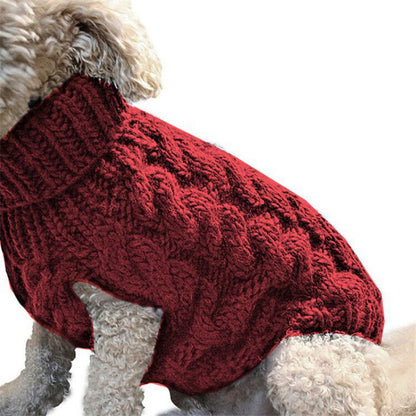 New dog sweater dog clothes, warm winter clothes