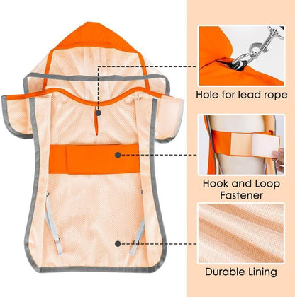 Dog Rain Jacket Waterproof