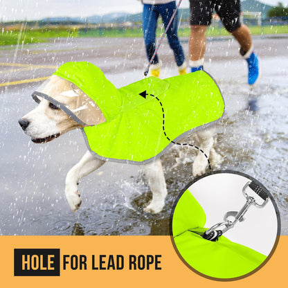 Dog Rain Jacket Waterproof