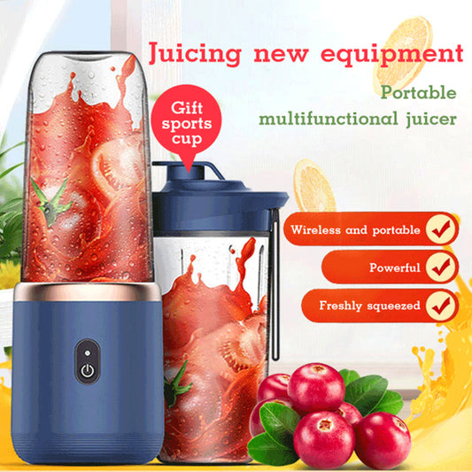 6-blade portable mini juicer, USB charging fruit squeezer, Portable Juicer machine