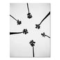 Nordic modern black &amp; white coastal landscape wall art