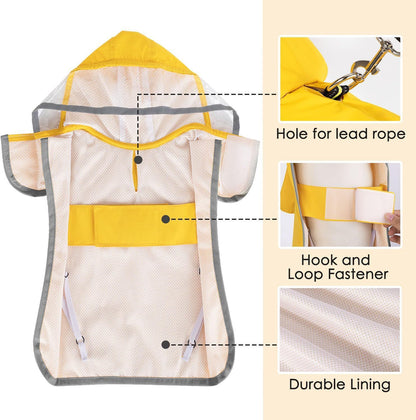 Dog Rain Jacket Waterproof