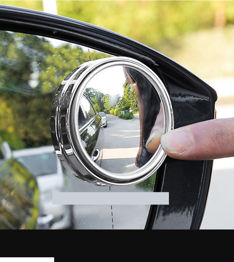 Rotating rearview mirror, blind spot mirror