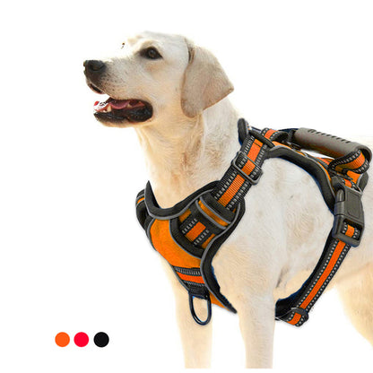 Dog harness without pull, reflective pet harness vest.